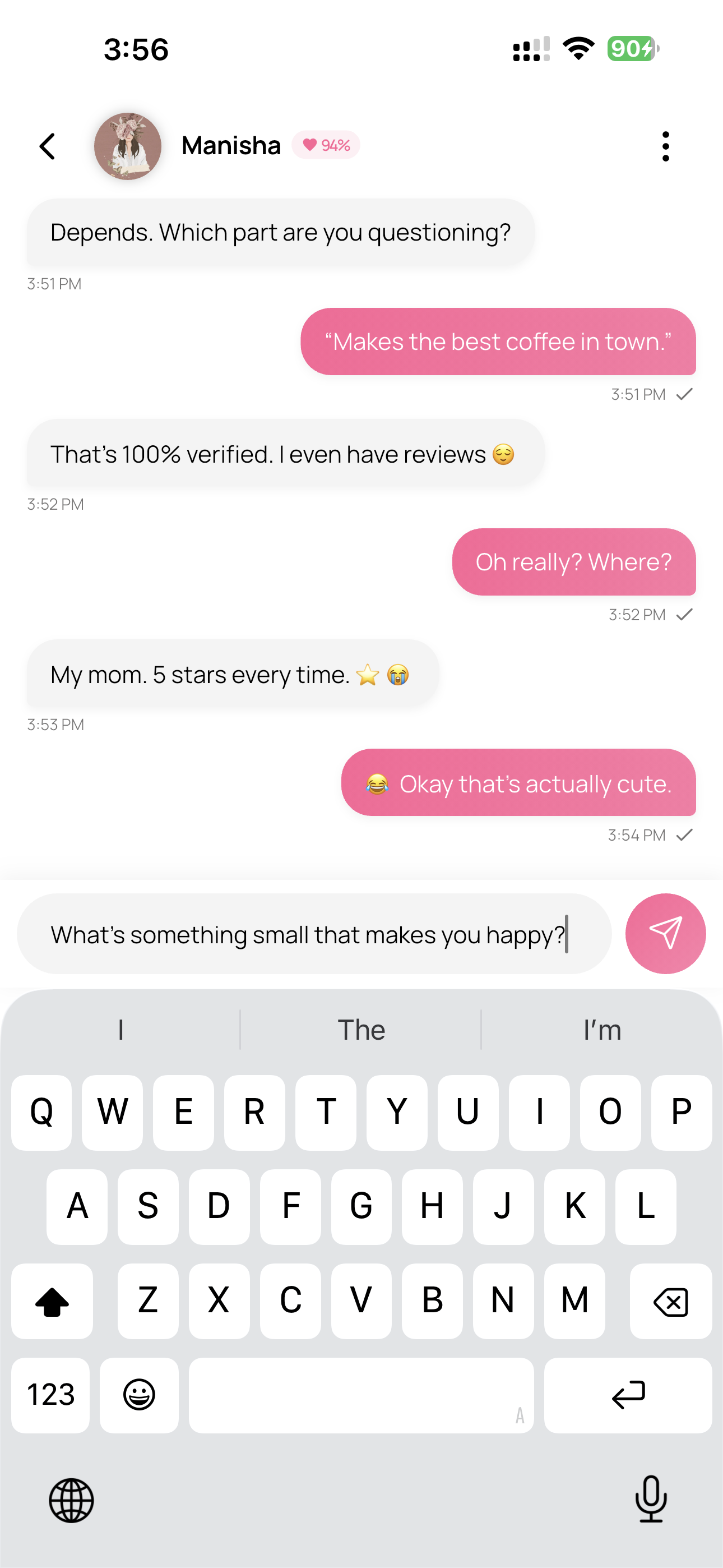Knotd messaging with rich conversation options